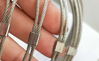 不銹鋼卡扣繩網